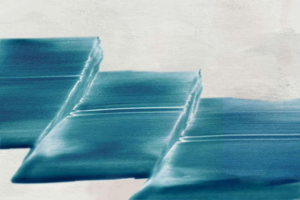 Single Blue Stroke art print by PI Studio for $57.95 CAD