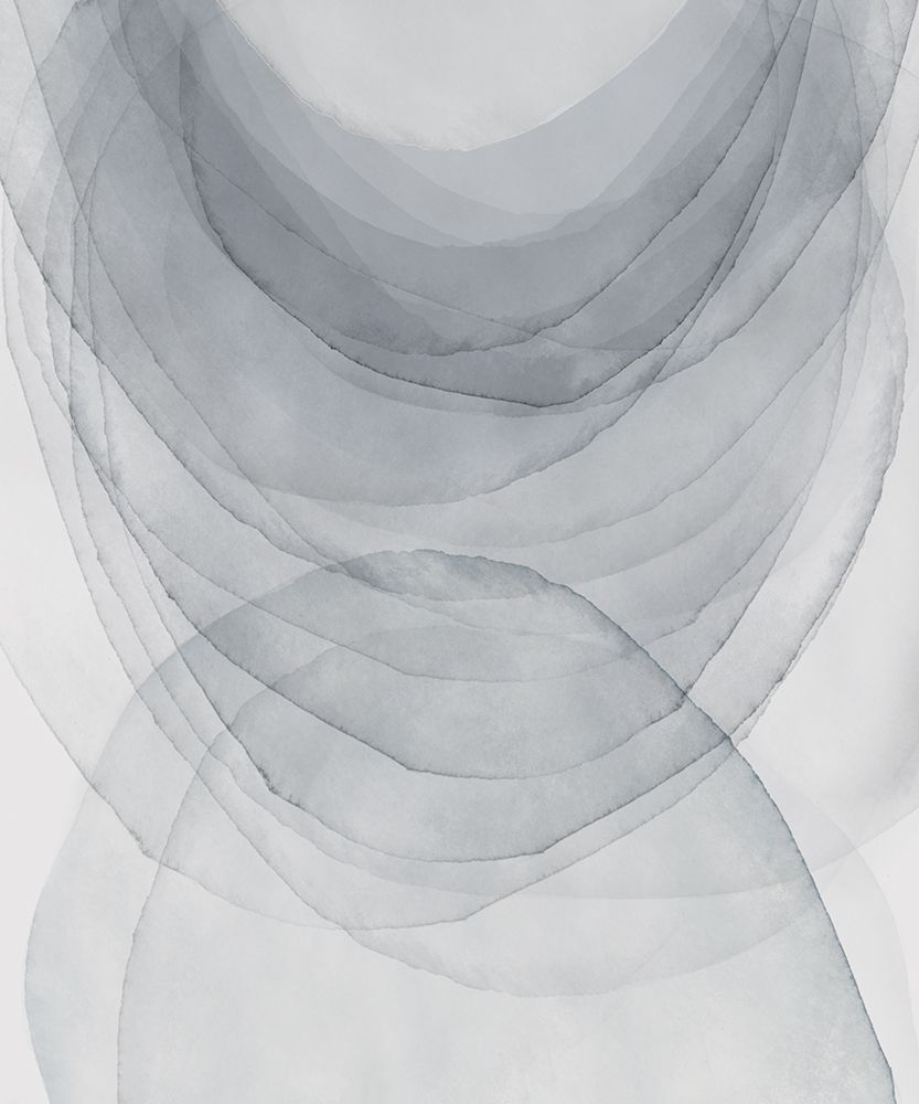 Grey Half Moon I art print by PI Studio for $57.95 CAD