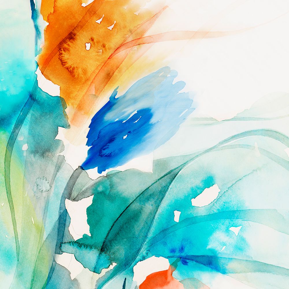 Bright Cerulean I art print by PI Studio for $57.95 CAD