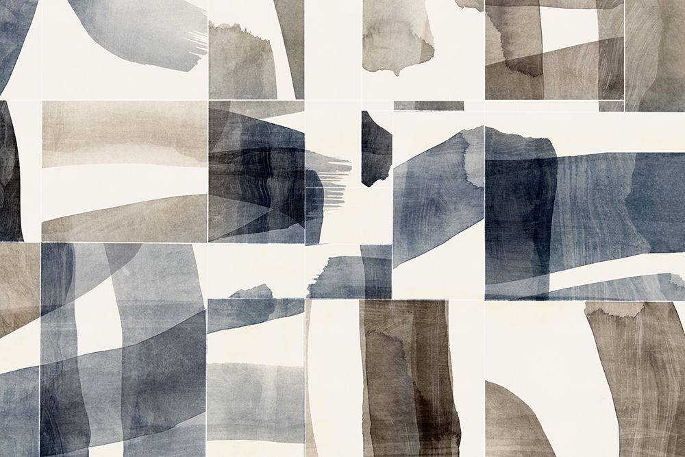 Pieces of Blue Puzzle art print by PI Studio for $57.95 CAD