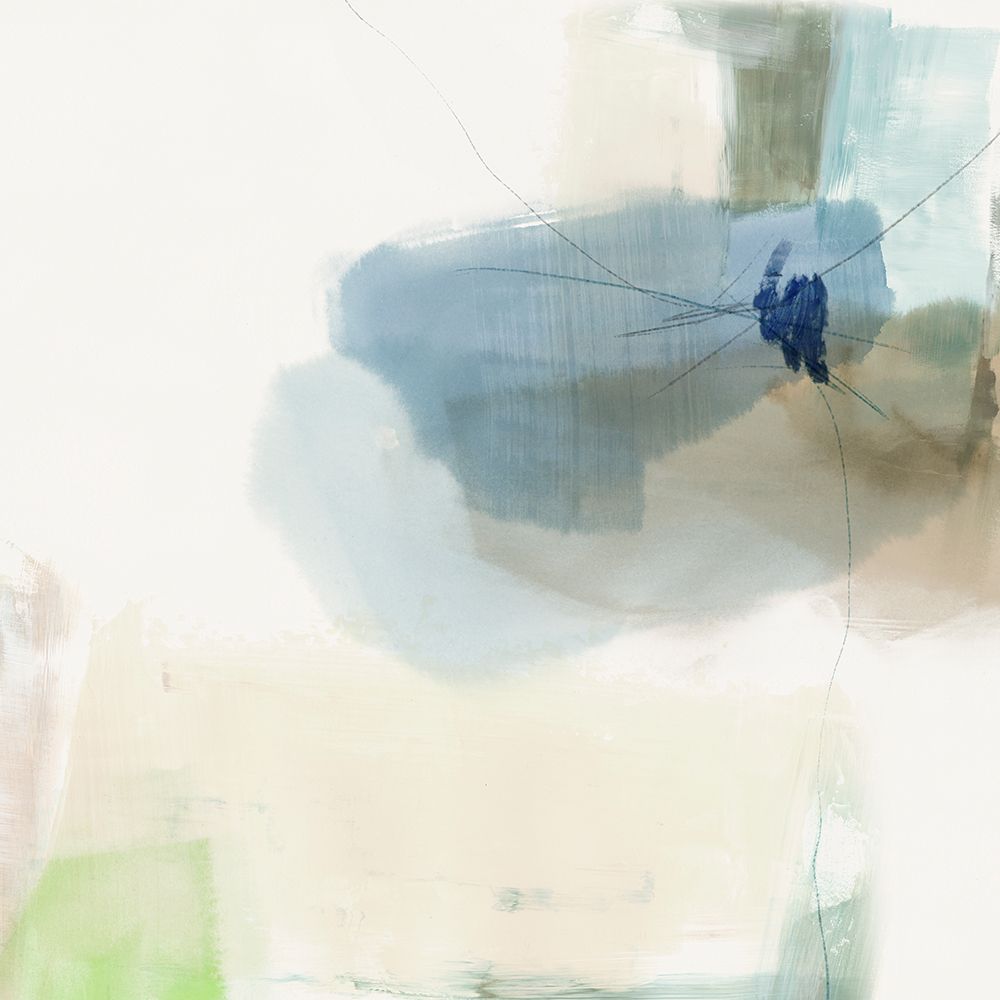 Aquamarine Whispers I art print by PI Studio for $57.95 CAD