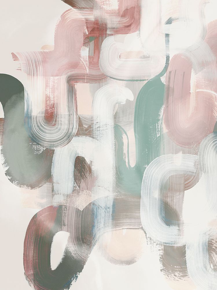 Serenity in Pink I art print by PI Studio for $57.95 CAD