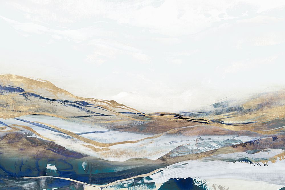 Icy Blue Serenity art print by PI Studio for $57.95 CAD