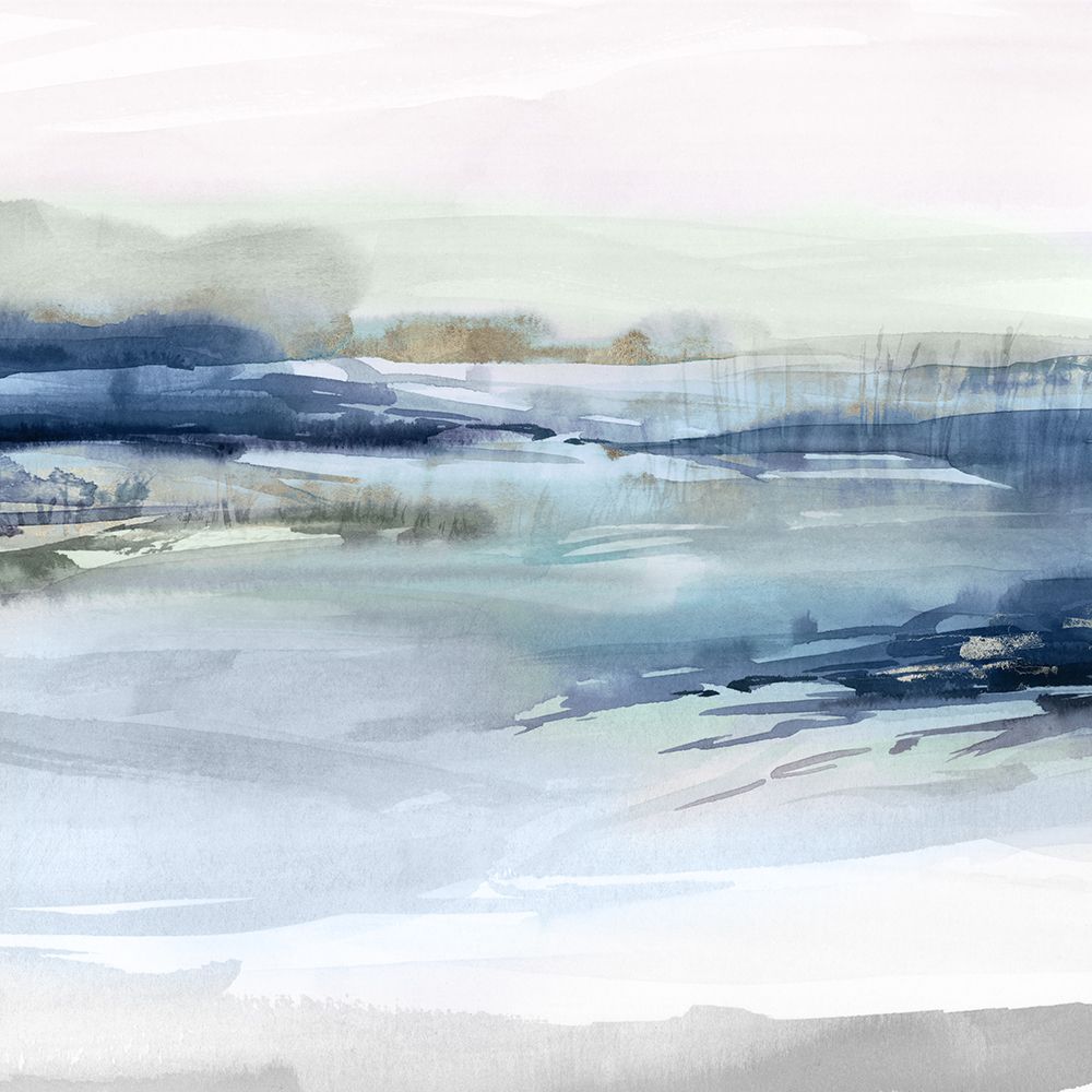 Dusk on the River I art print by PI Studio for $57.95 CAD