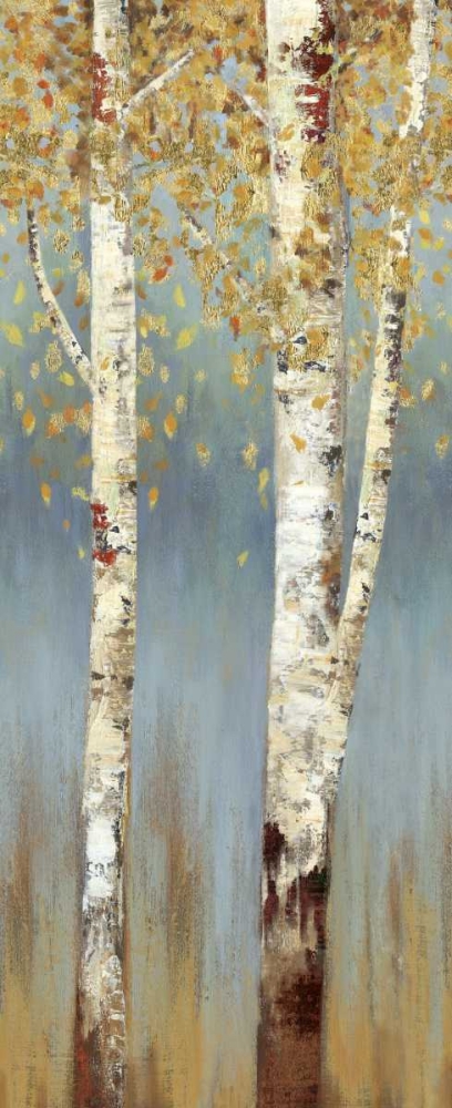 Butterscotch Birch Trees II art print by Allison Pearce for $57.95 CAD
