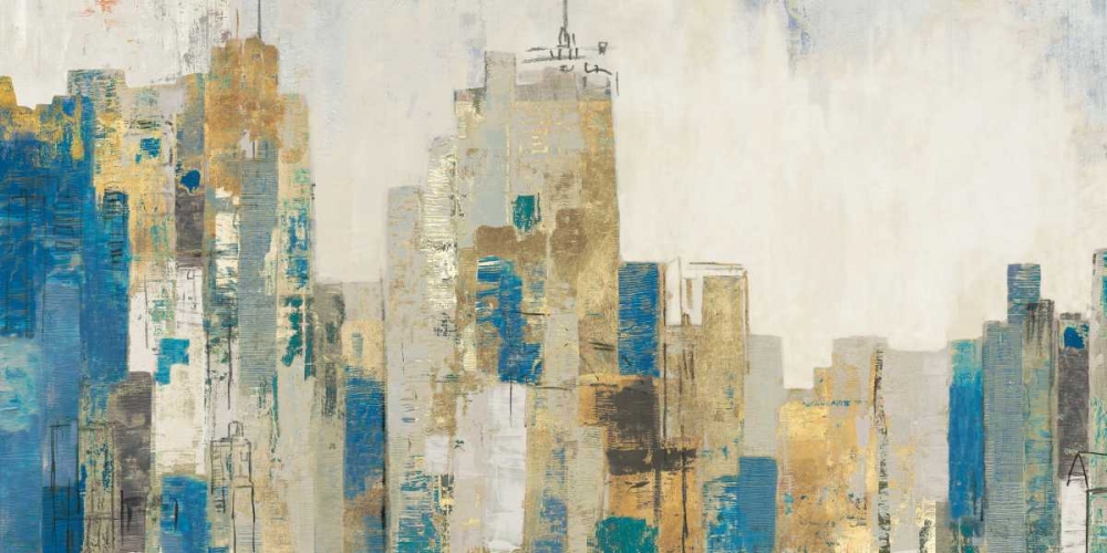 Wide City Blues art print by Allison Pearce for $57.95 CAD