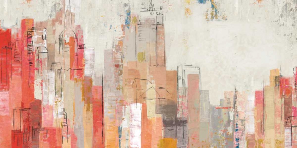 Pink City art print by Allison Pearce for $57.95 CAD