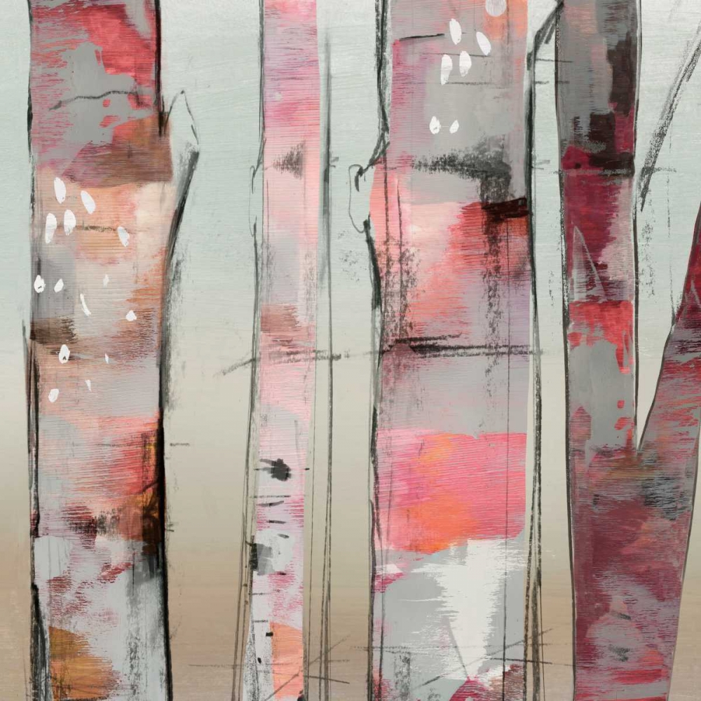 Sunset Birch II art print by Allison Pearce for $57.95 CAD
