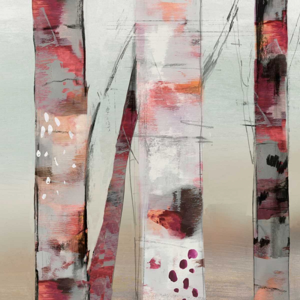 Sunset Birch III art print by Allison Pearce for $57.95 CAD