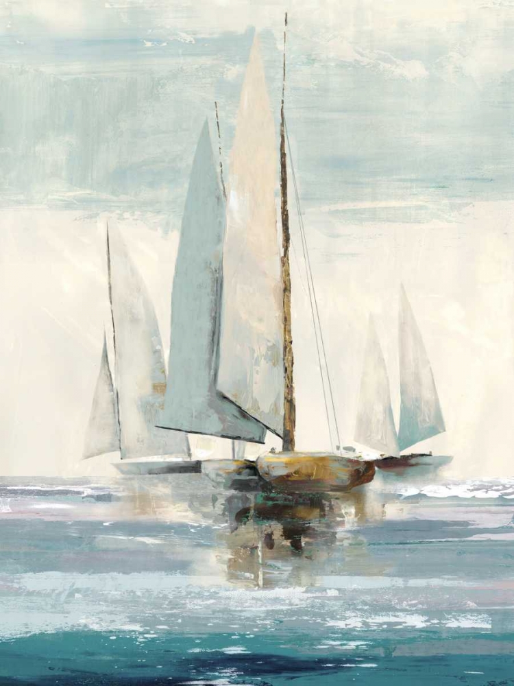 Quiet Boats I art print by Allison Pearce for $57.95 CAD