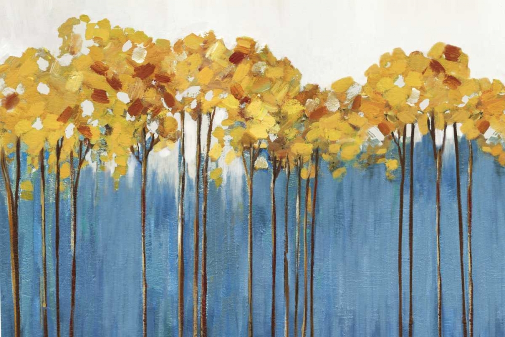 Arbre Bleu art print by Allison Pearce for $57.95 CAD