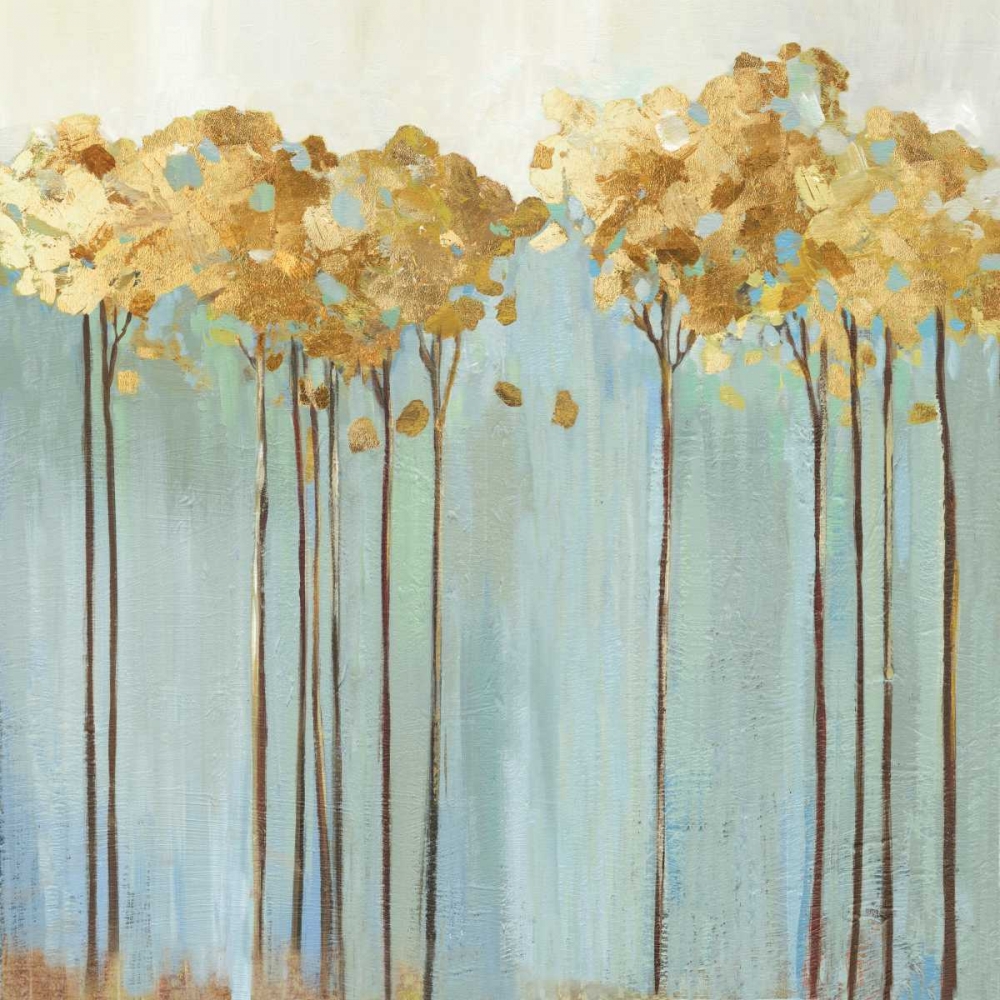 Teal Trees II art print by Allison Pearce for $57.95 CAD
