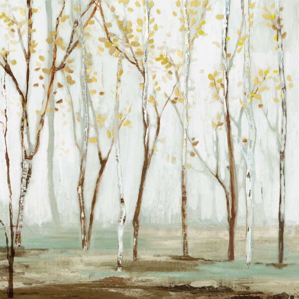 White on white landscape art print by Allison Pearce for $57.95 CAD