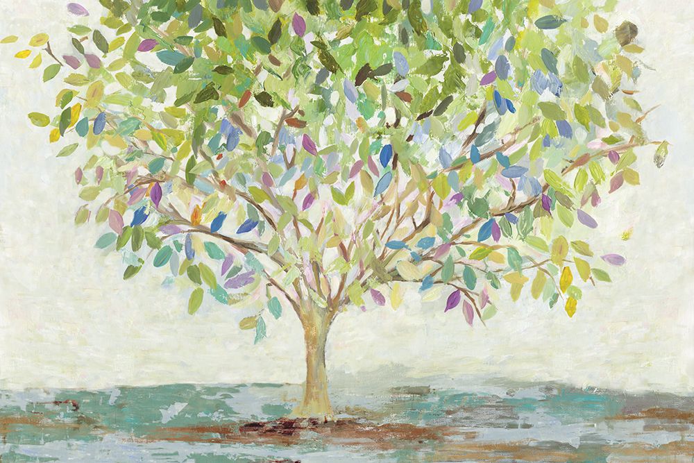 Colorful Oxygen art print by Allison Pearce for $57.95 CAD