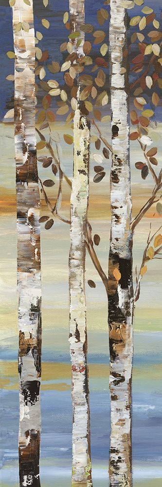 Dark Birch II art print by Allison Pearce for $57.95 CAD