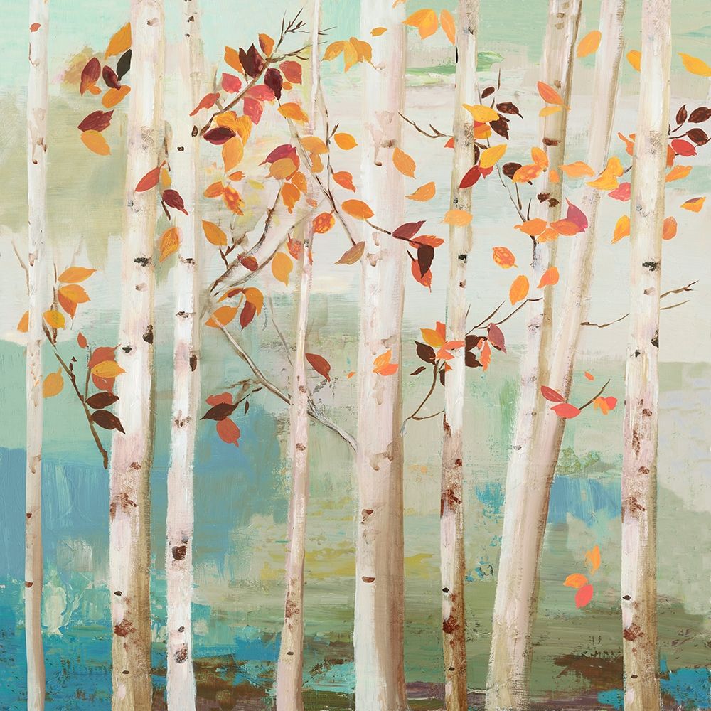 Fall Birch Trees art print by Allison Pearce for $57.95 CAD