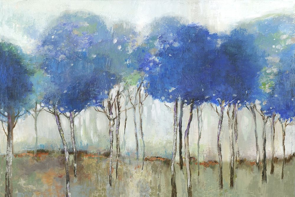 Indigo Woodland art print by Allison Pearce for $57.95 CAD