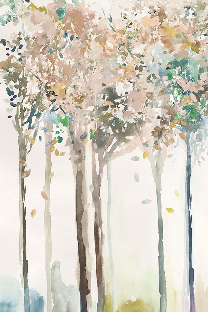 Golden Trees II art print by Allison Pearce for $57.95 CAD