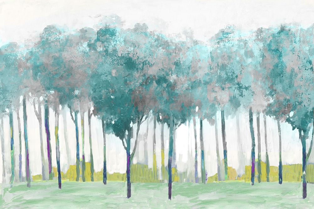 Teal Silver art print by Allison Pearce for $57.95 CAD