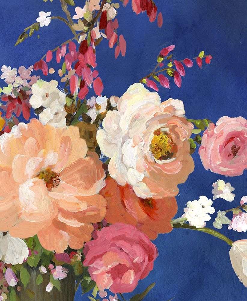 Midnight Garden Flowers I art print by Allison Pearce for $57.95 CAD