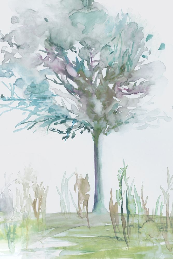 Growing Teal II art print by Allison Pearce for $57.95 CAD