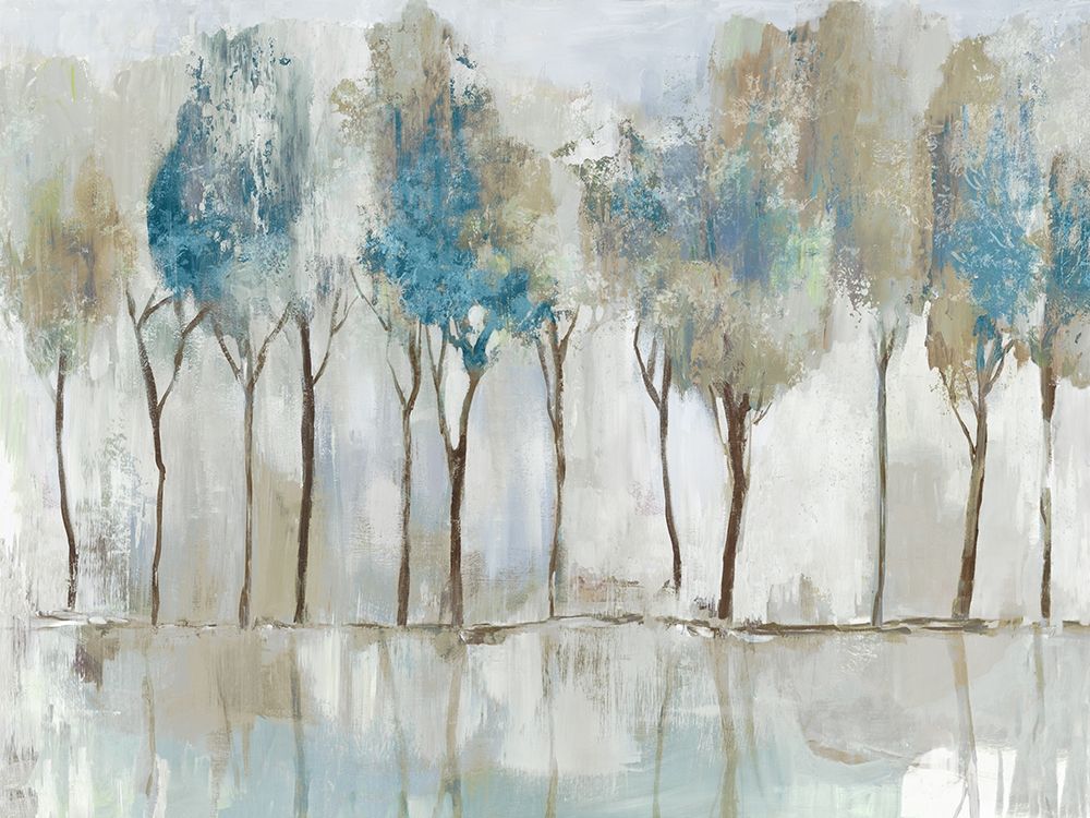 Tall Indigo Trees art print by Allison Pearce for $57.95 CAD