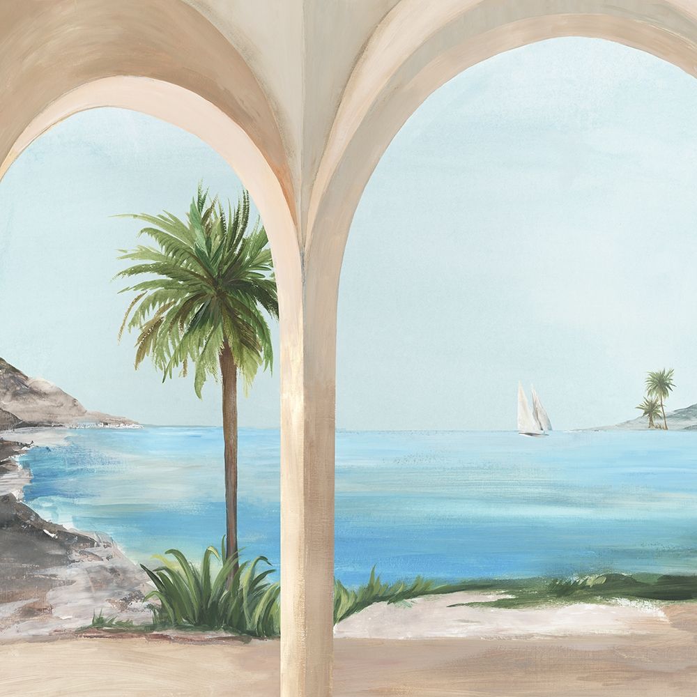 Arches with the View art print by Allison Pearce for $57.95 CAD