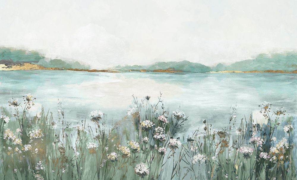 Secret Lake I Blue Version art print by Allison Pearce for $57.95 CAD