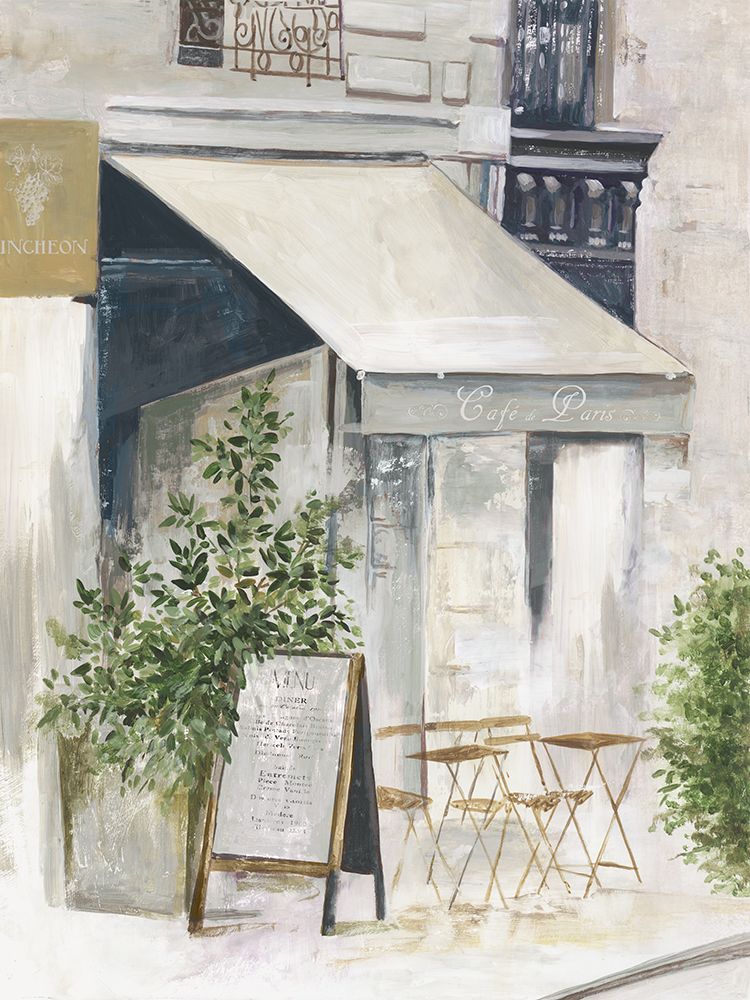 Paris Cafe I art print by Allison Pearce for $57.95 CAD