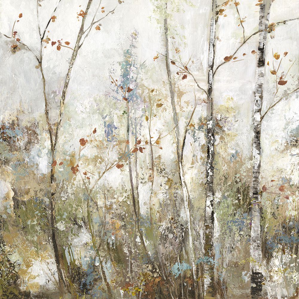 Soft Birch Forest I art print by Allison Pearce for $57.95 CAD
