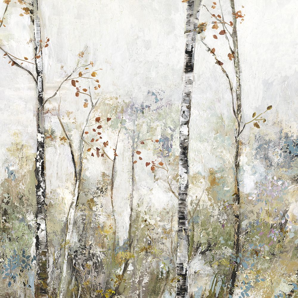Soft Birch Forest II art print by Allison Pearce for $57.95 CAD