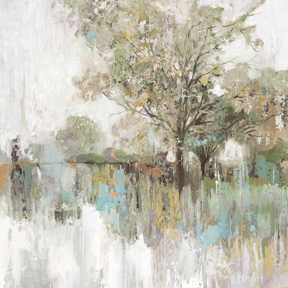 Forest Green Reflection art print by Allison Pearce for $57.95 CAD