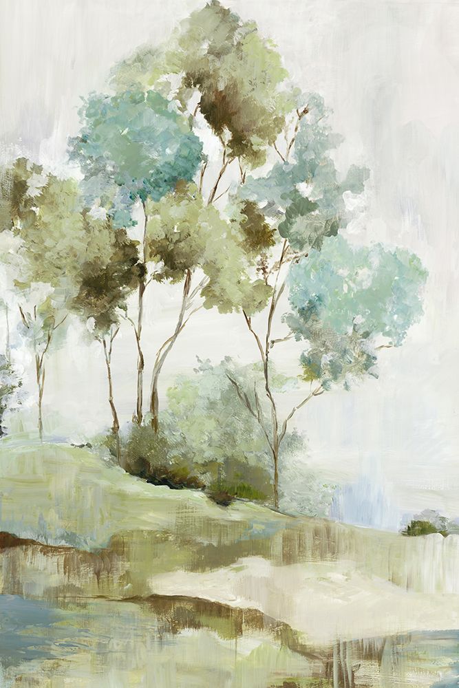 Serene Green Forest I art print by Allison Pearce for $57.95 CAD