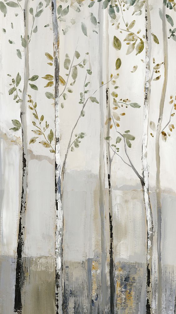 Blue Birch Serenade I art print by Allison Pearce for $57.95 CAD