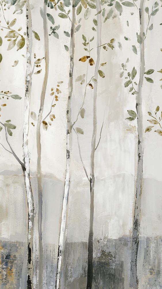 Blue Birch Serenade II art print by Allison Pearce for $57.95 CAD