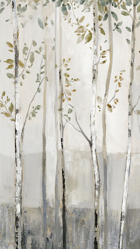 Blue Birch Serenade III art print by Allison Pearce for $57.95 CAD