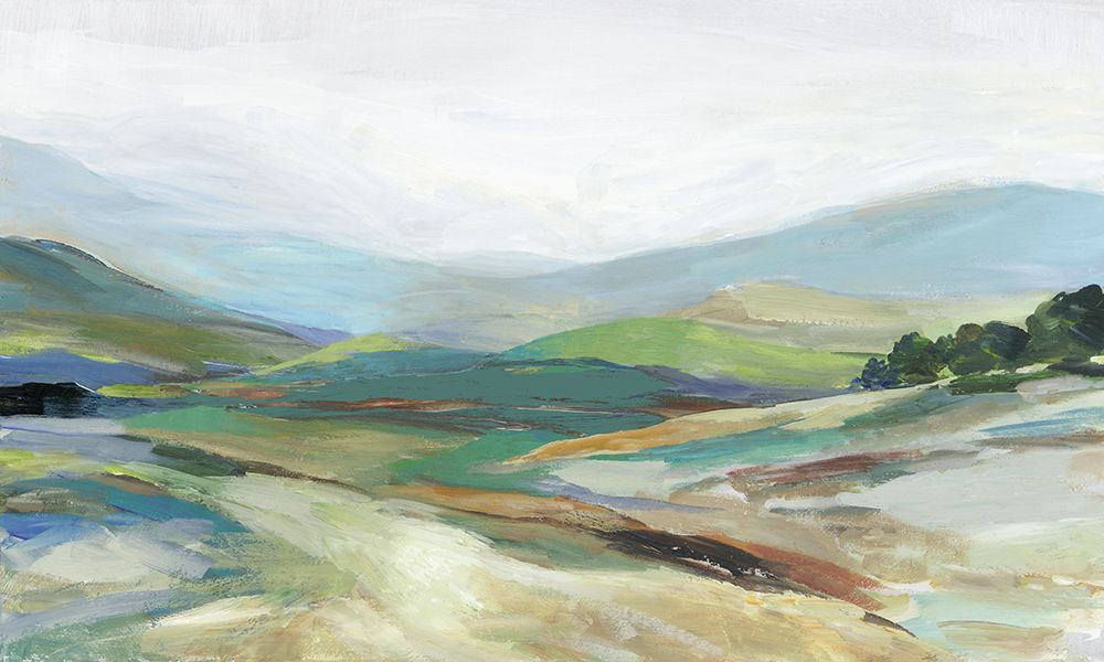 Misty Landscape art print by Allison Pearce for $57.95 CAD