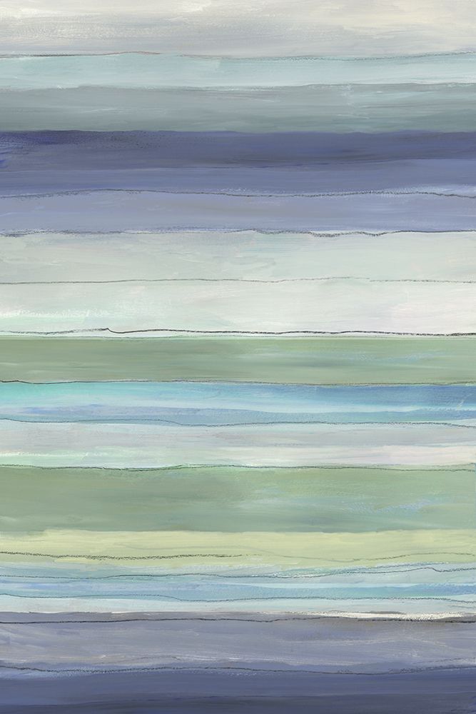 Soft Stripe Blue II art print by Allison Pearce for $57.95 CAD