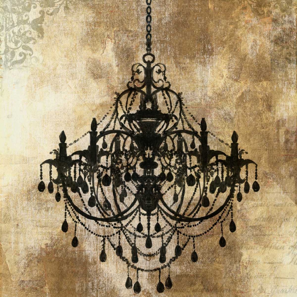 Chandelier Gold I art print by PI Galerie for $57.95 CAD