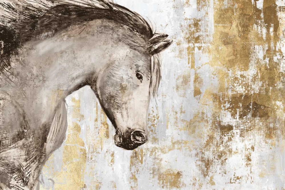 Equestrian Gold V art print by PI Galerie for $57.95 CAD