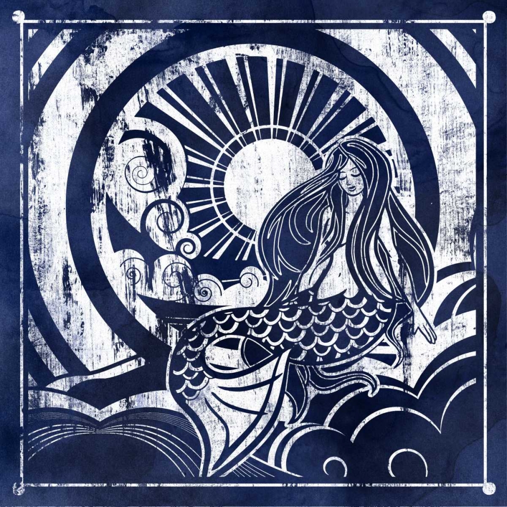 Ink Dip Mermaid art print by PI Galerie for $57.95 CAD