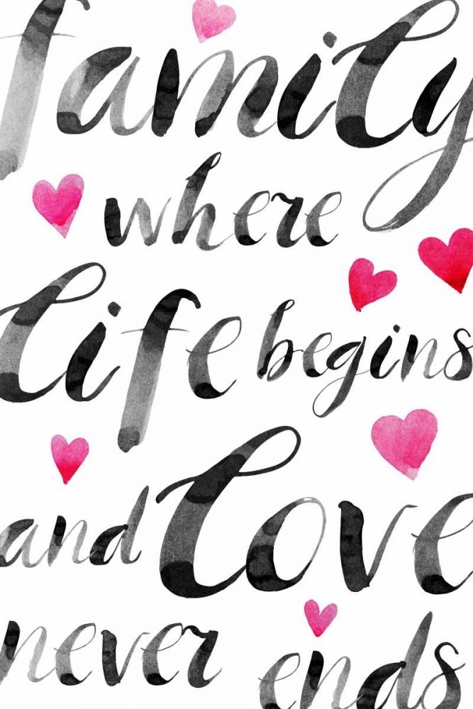 Family Love II art print by PI Galerie for $57.95 CAD