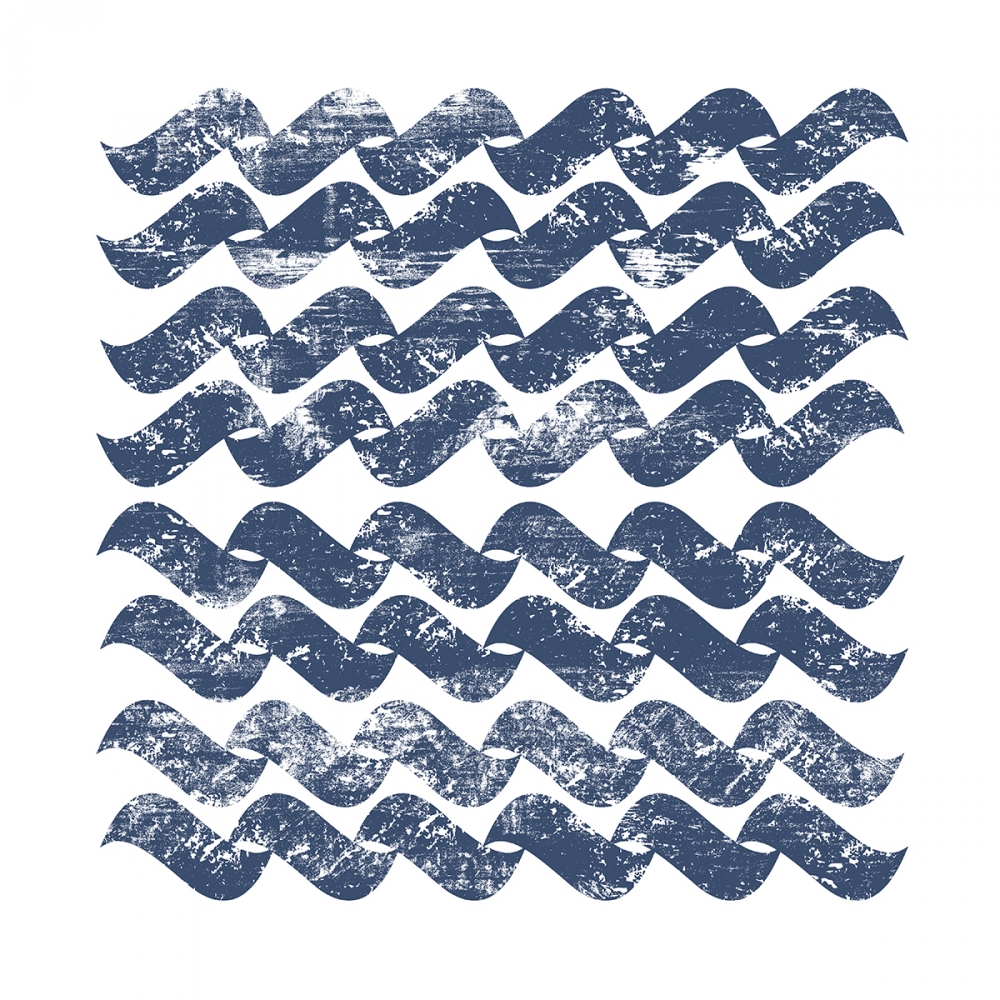 Chevron Waves art print by PI Studio for $57.95 CAD