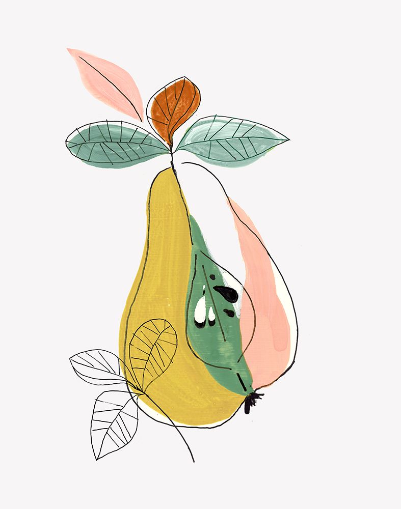 Sweet Pear art print by Pi Studio for $57.95 CAD