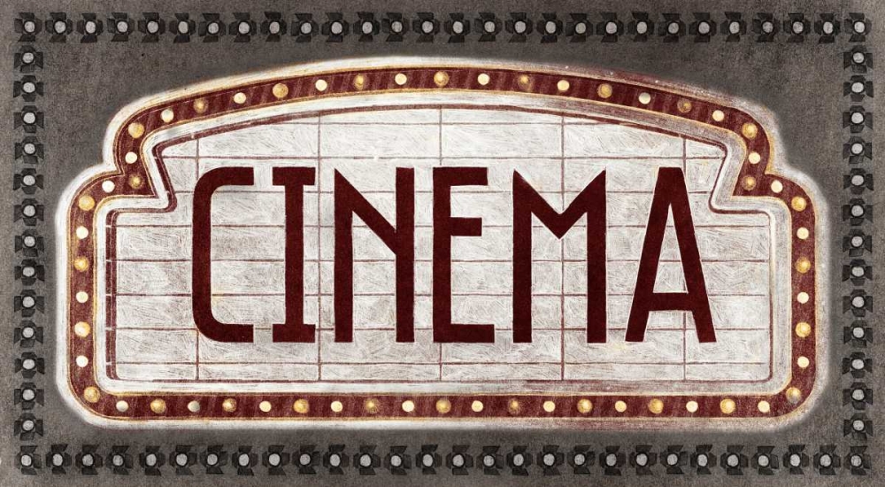 Cinema art print by PI Studio for $57.95 CAD