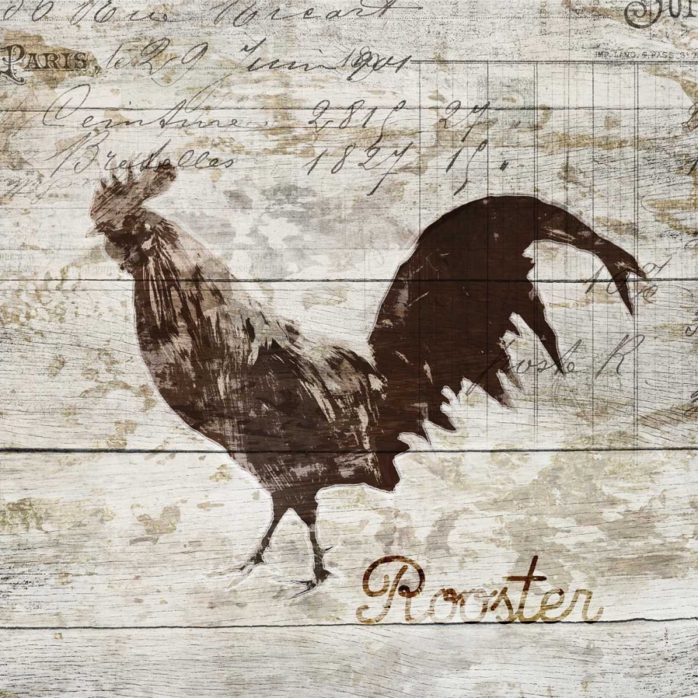Rooster art print by PI Studio for $57.95 CAD
