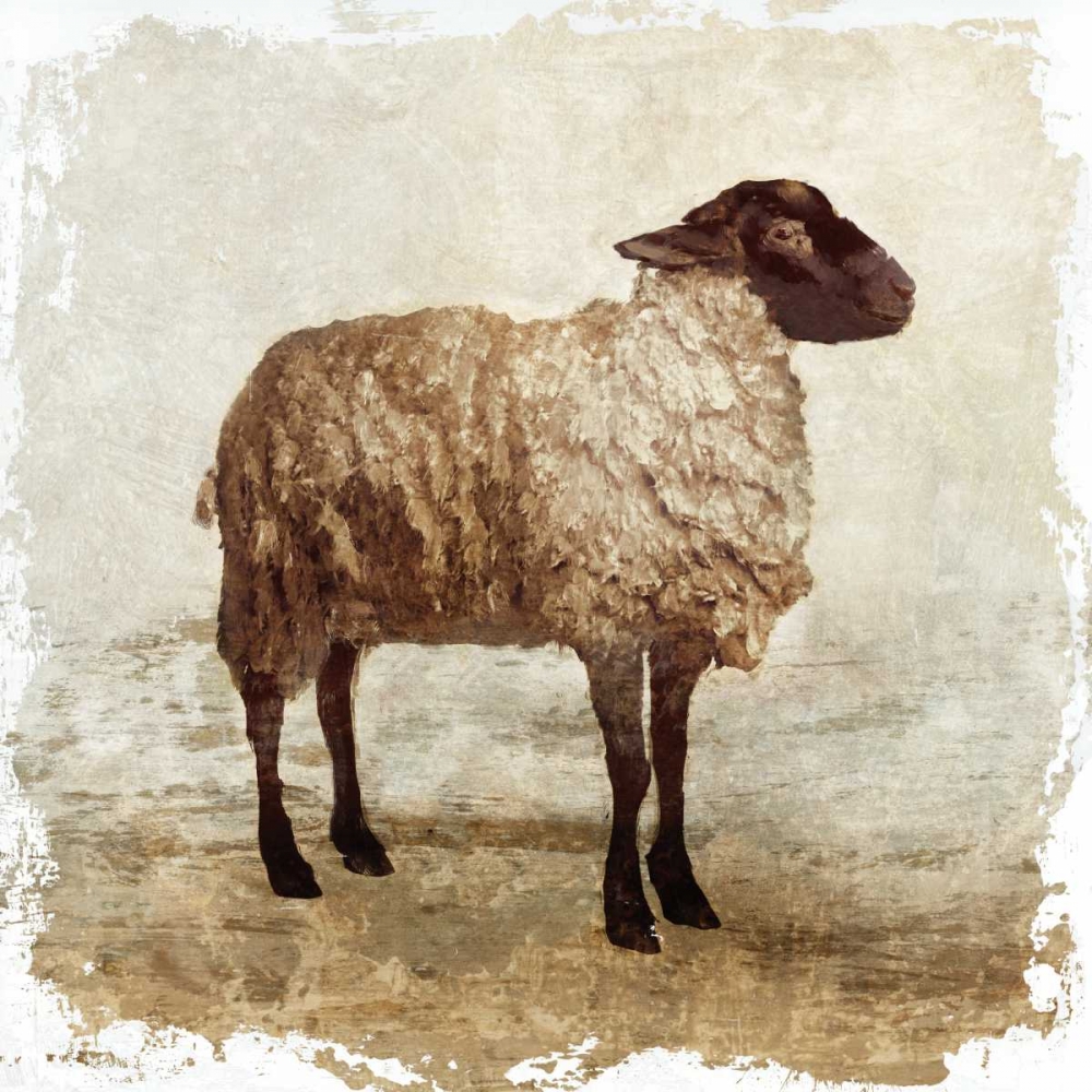 Sheep white border art print by PI Studio for $57.95 CAD