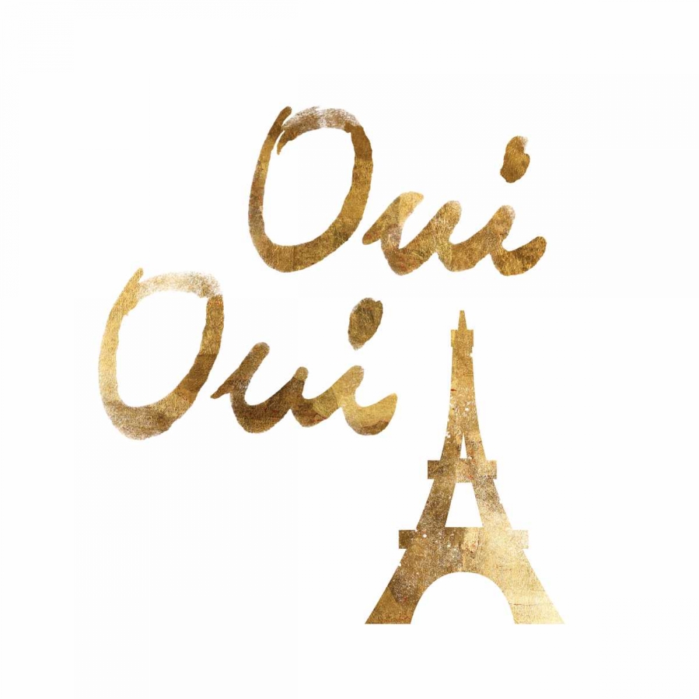 Oui Oui with Eiffel art print by PI Studio for $57.95 CAD
