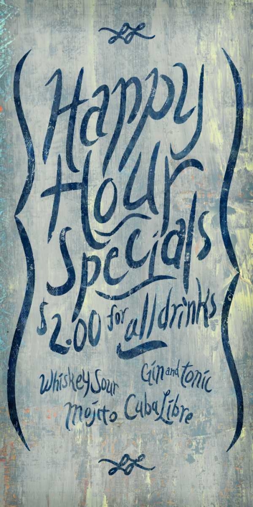 Happy Hour Blue art print by PI Studio for $57.95 CAD