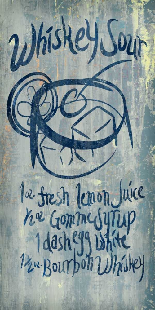Whiskey Sour Blue art print by PI Studio for $57.95 CAD